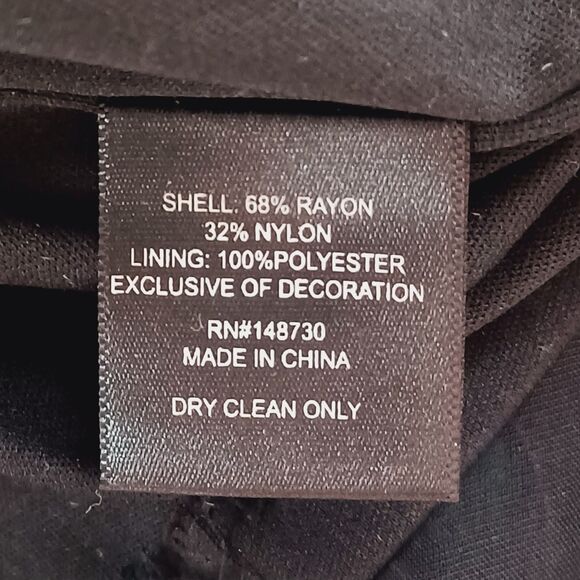 ECI New York Dress Velvet Burnout Size 6 Fringe Midi Boho Rock Fairy Grunge Goth - Picture 9 of 10